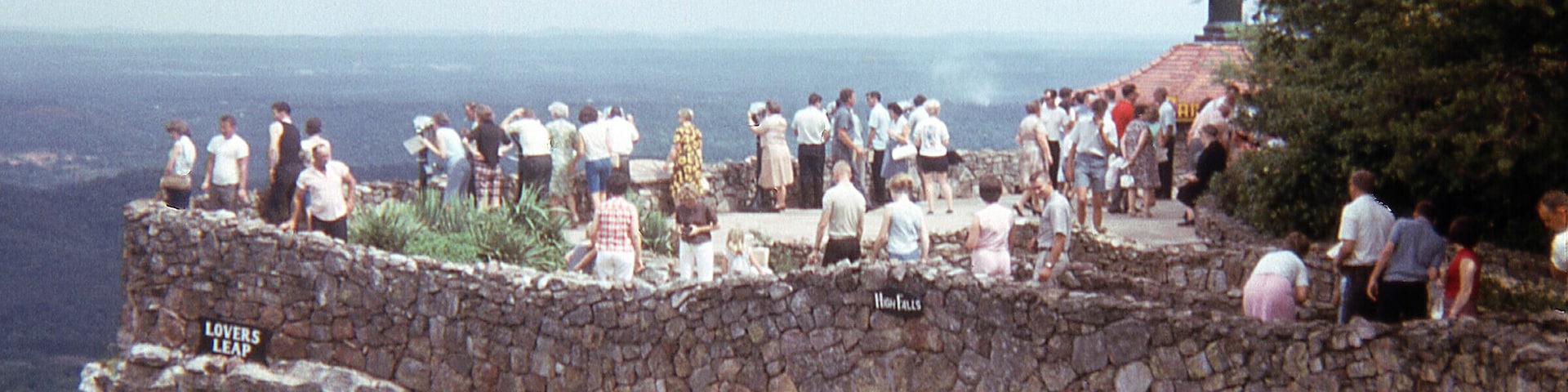 Lovers Leap at Lookout Mountain, Georgia, in 1966