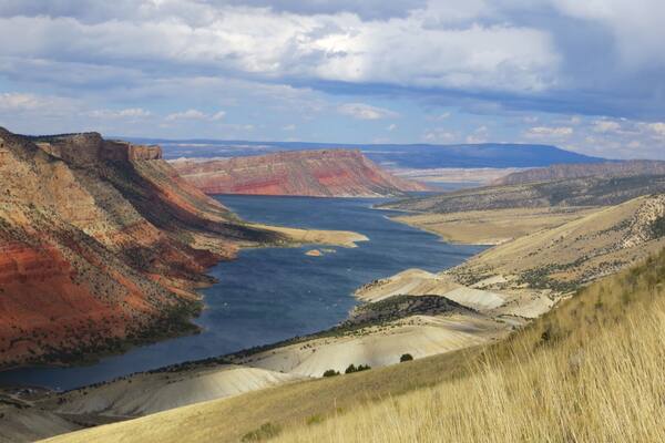 Great combination of colors at Flaming Gorge, UT.