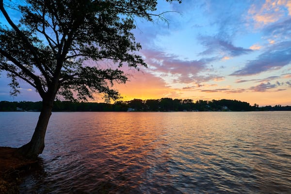 Sunset on Lake Keowee, SC