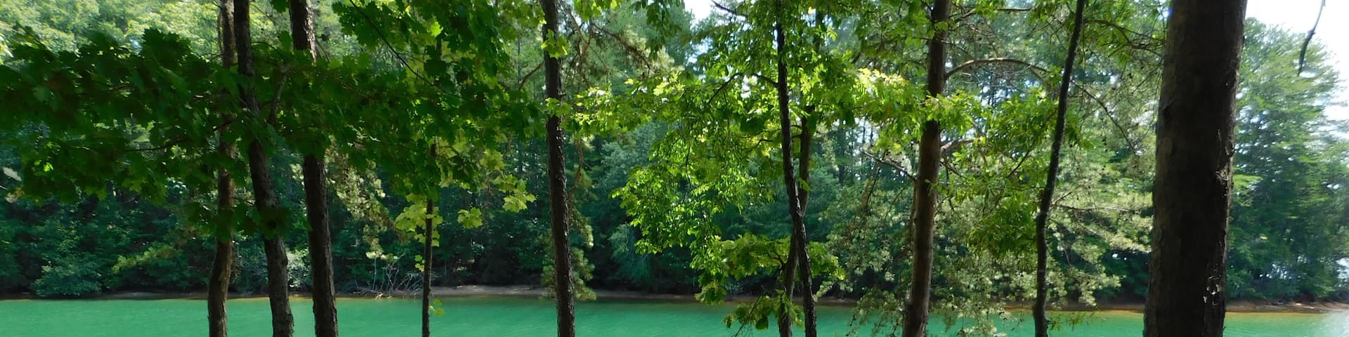 Lake Keowee is a man–made reservoir in the United States in the state of South Carolina. It was created to serve the needs of a power utility as well as public recreational purposes. One of my favorite places to go in the summer. The water really is that color.