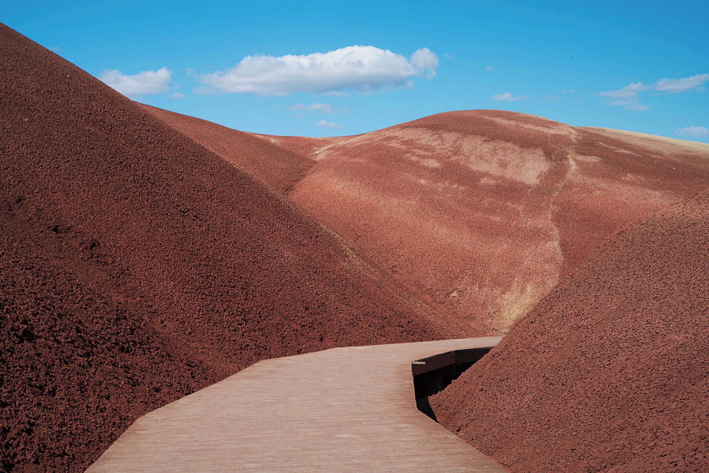 One of my favorite scenes in the Painted Hills near Mitchell Oregon.