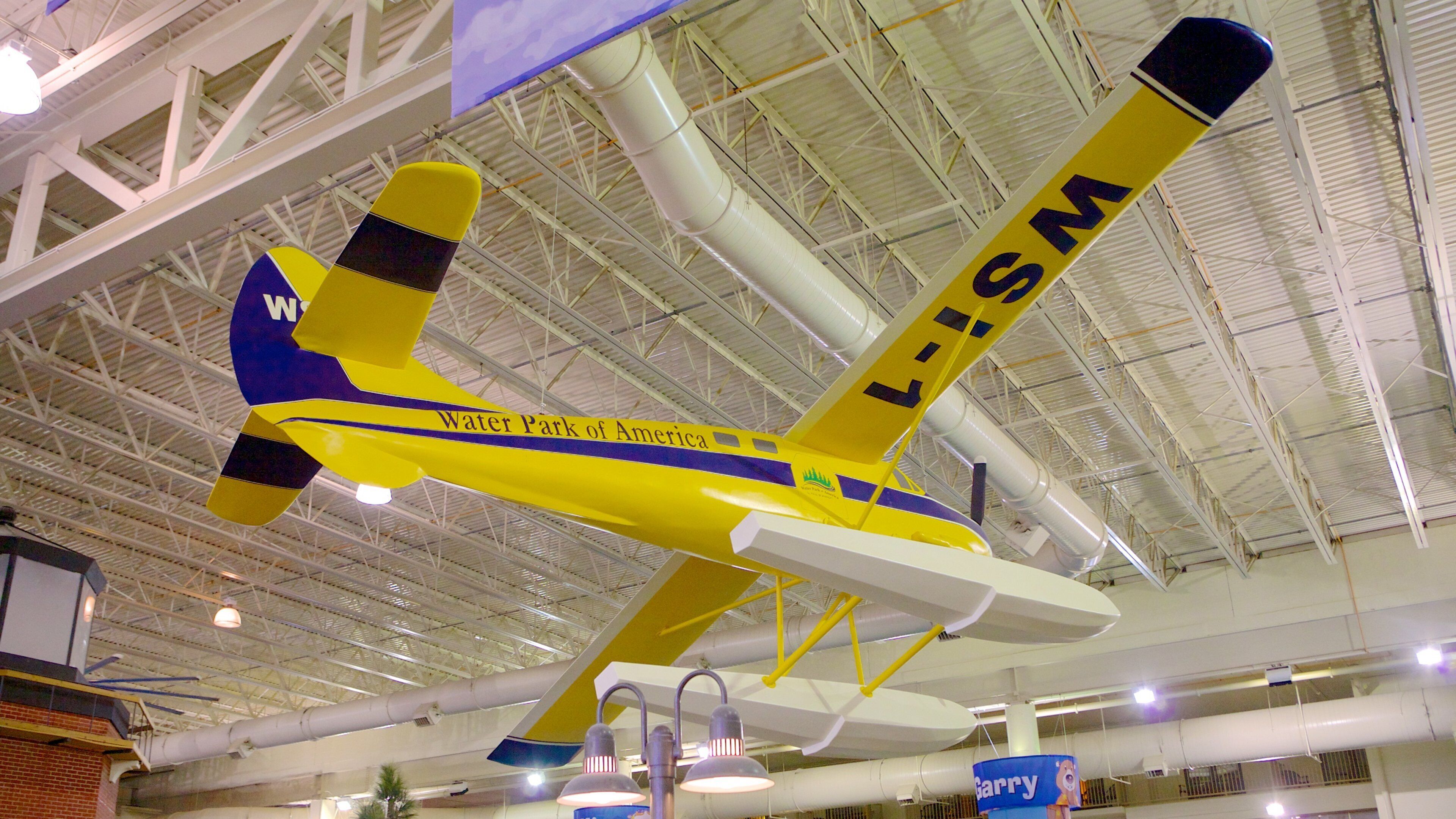 Great Wolf Lodge Water Park featuring aircraft and interior views