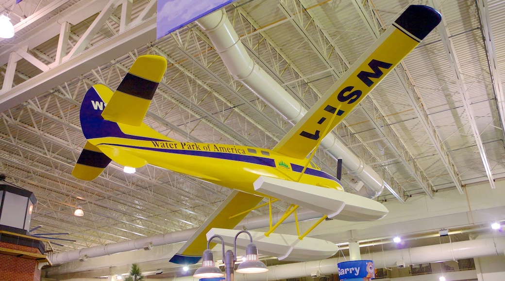 Great Wolf Lodge Water Park featuring aircraft and interior views