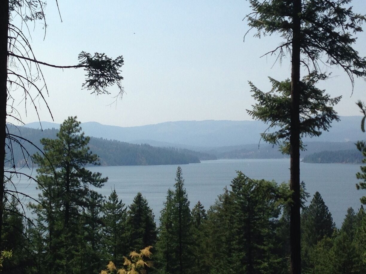 Overlooking Lake Coeur d'Alene
