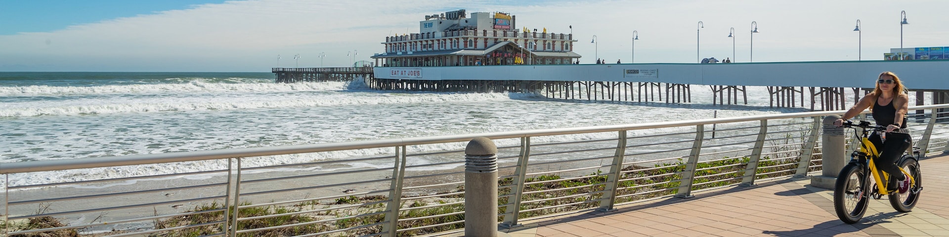 Daytona Beach Boardwalk featuring general coastal views