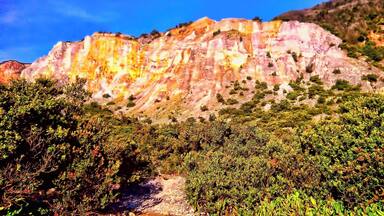 Landslide. Before Papandayan's Crater. August 2014.