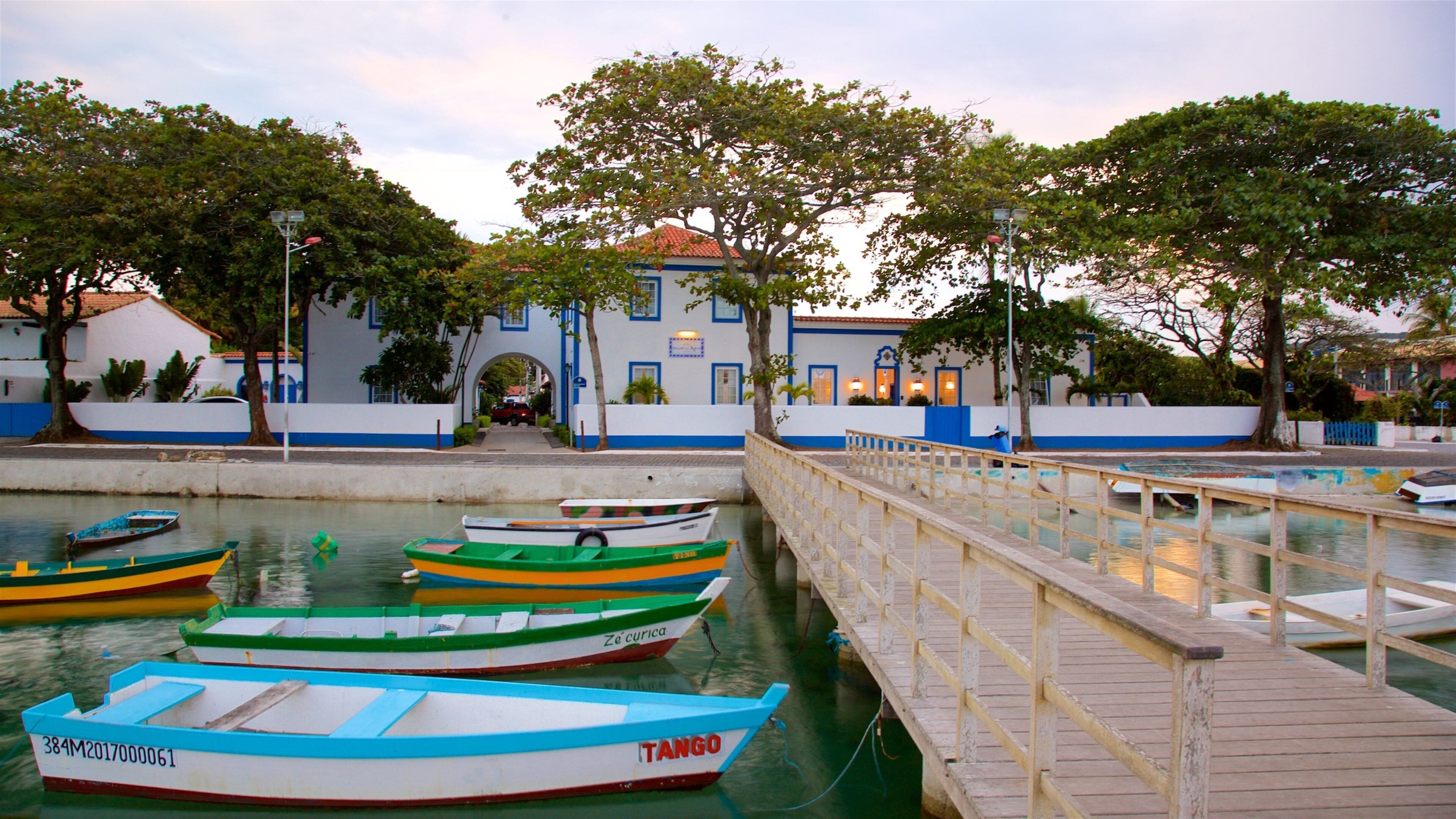 Cabo Frio mettant en vedette baie ou port et ville côtière