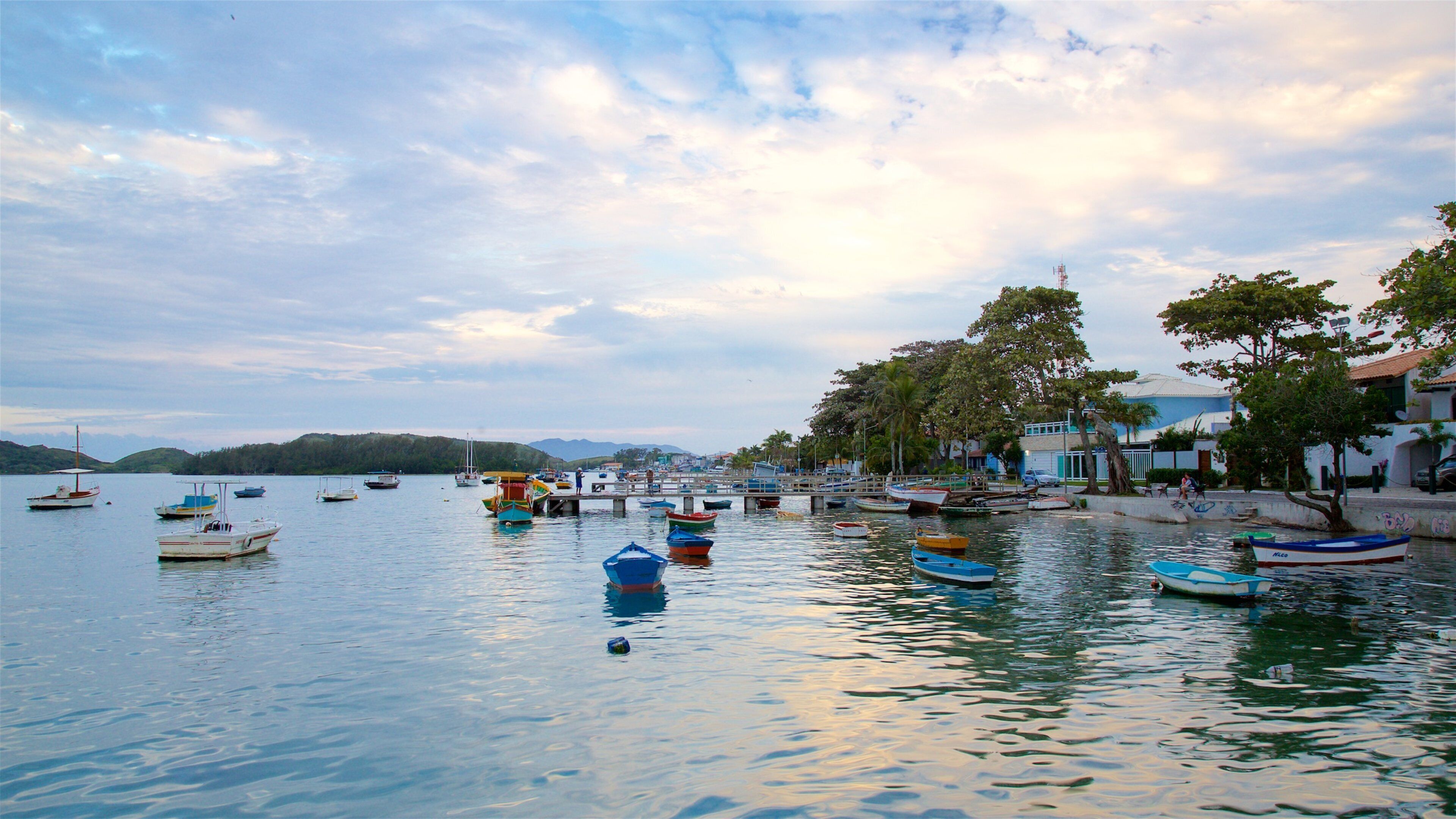 Passagem featuring a coastal town and a bay or harbor
