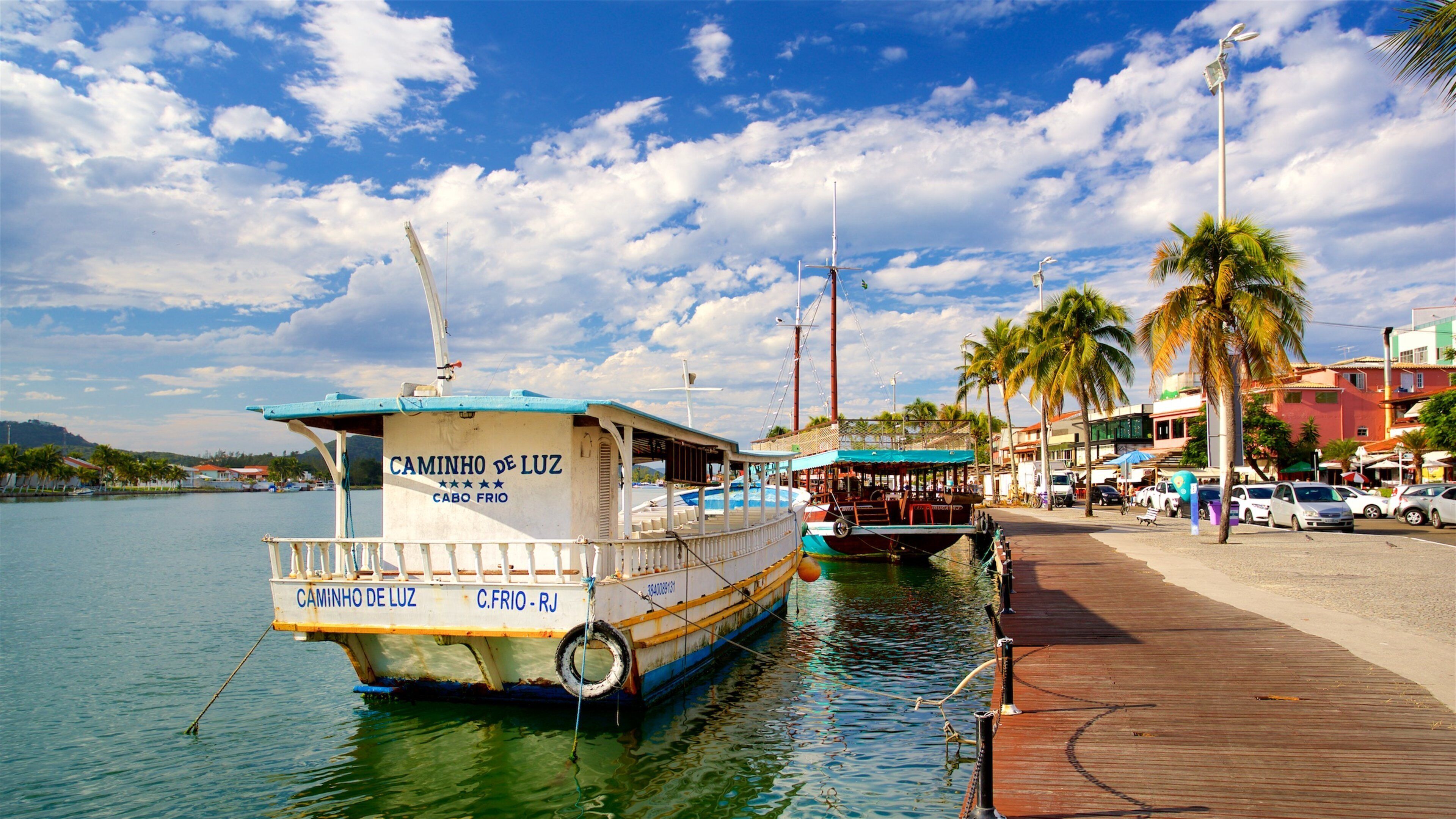 Cabo Frio featuring a coastal town and a bay or harbour
