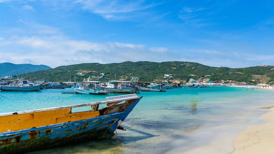 Praia dos Anjos em Arraial do Cabo, Rio de Janeiro, Brasil