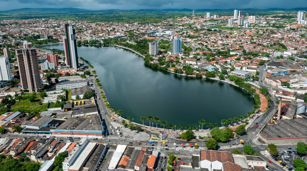 Aerial view of the city of Campina Grande, Paraiba, Brazil on May 30, 2009.