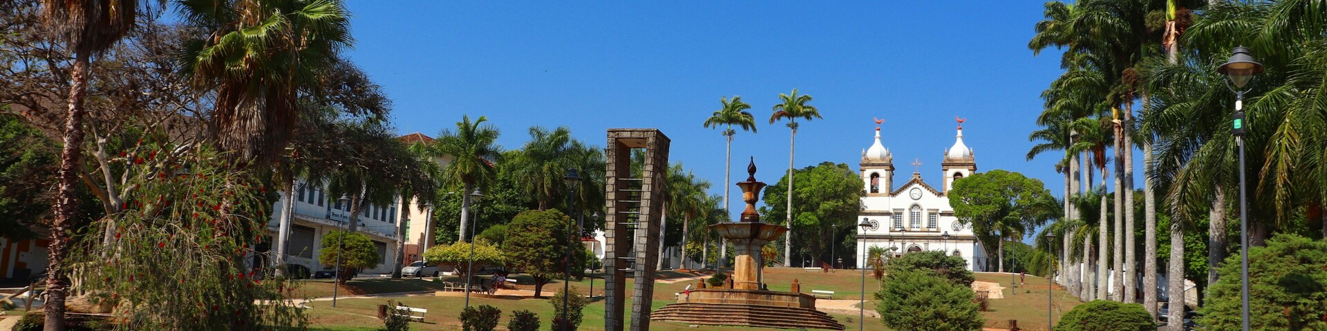 Vassouras, Rio de Janeiro, Brazil, September 12, 2020: Barao De Campo Belo Square
