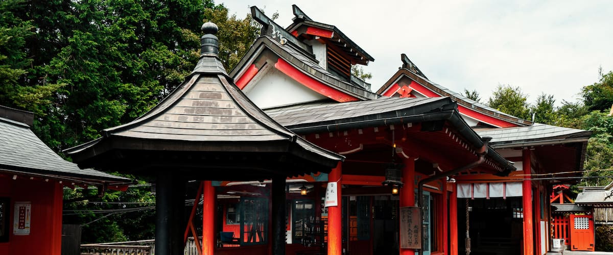 The shrines in Kyushu.