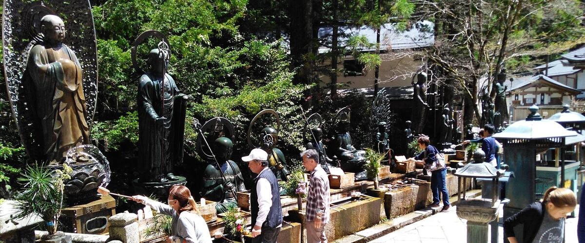 Koyasan, a lot of walking involved