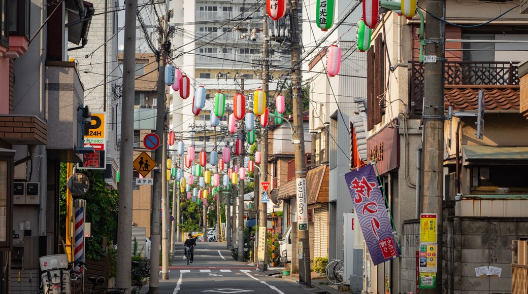 Haneda which includes a city and street scenes