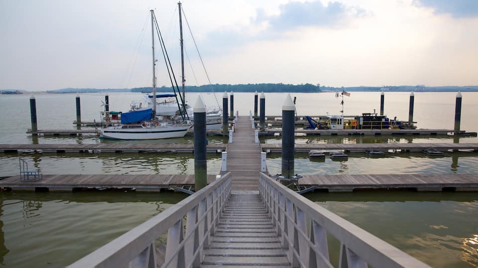 Danga Bay which includes a sunset