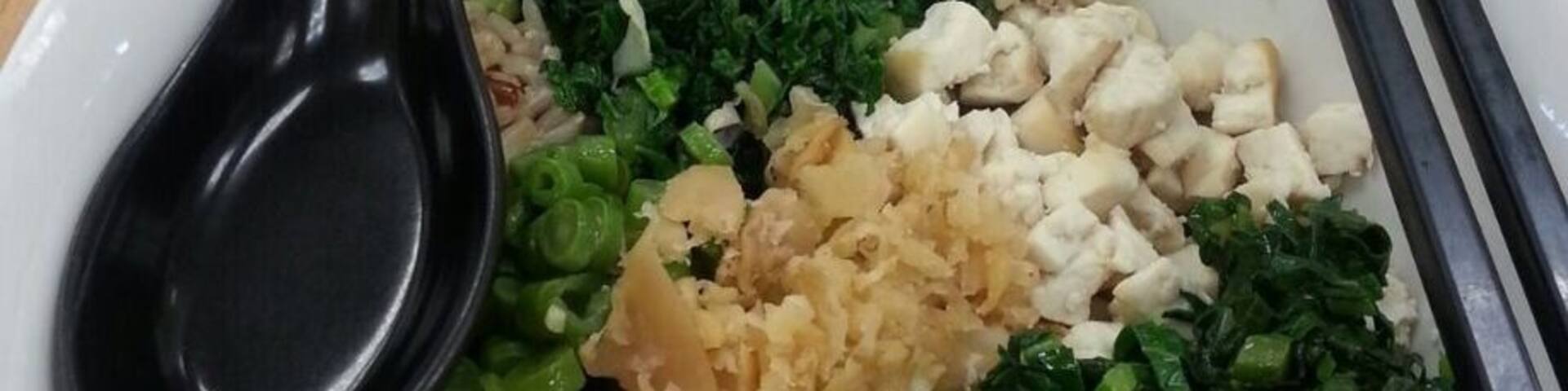 Nice Hakka Loi Cha (Mix Vegetable Rice with Green Tea Soup) in Bandar Puteri, Puchong, Selangor. Big bowl. This restaurant also selling other type of famous Hakka food. #GoodEats