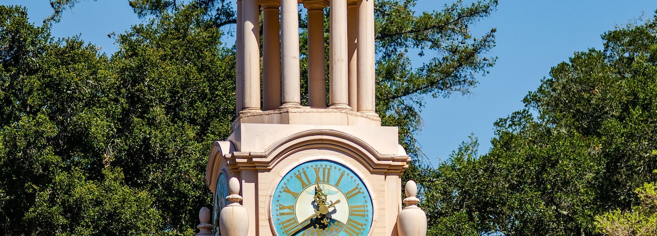 Clock Tower in Filoli Garden, California