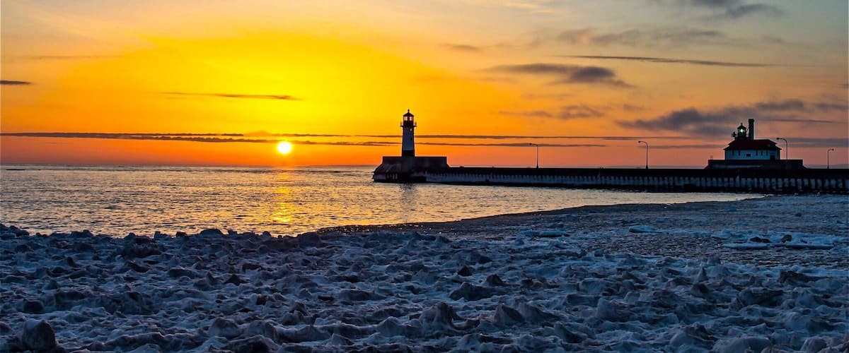 I've always loved to experience sunrises on Lake Superior.