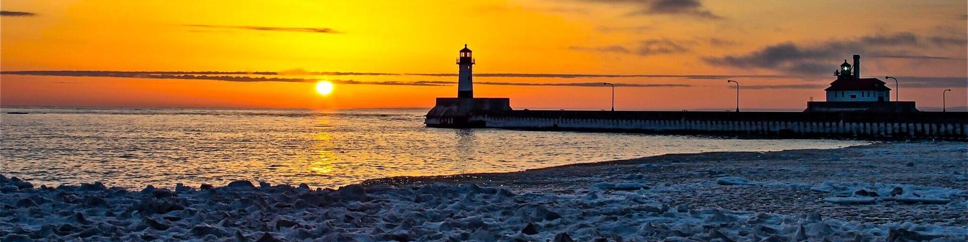I've always loved to experience sunrises on Lake Superior.
