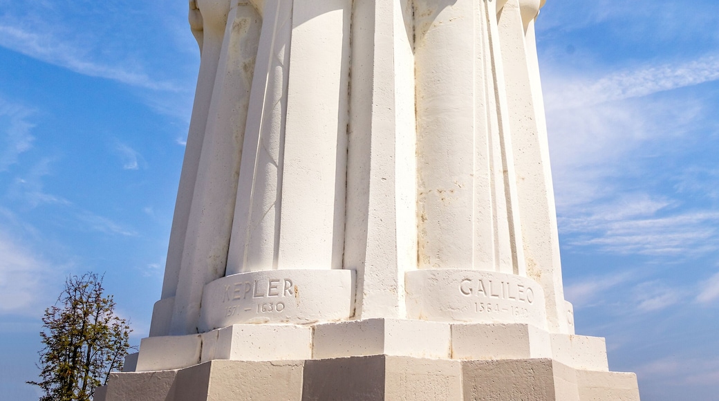 Astronomer's monument at the Griffith Observatory in Los Angeles, California