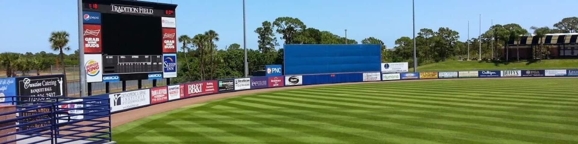 Our local baseball stadium in Port St. Lucie off of St. Lucie West Blvd. It's also the home for the New York Mets spring training team here in South Florida.