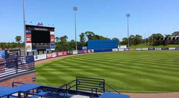 Our local baseball stadium in Port St. Lucie off of St. Lucie West Blvd. It's also the home for the New York Mets spring training team here in South Florida.