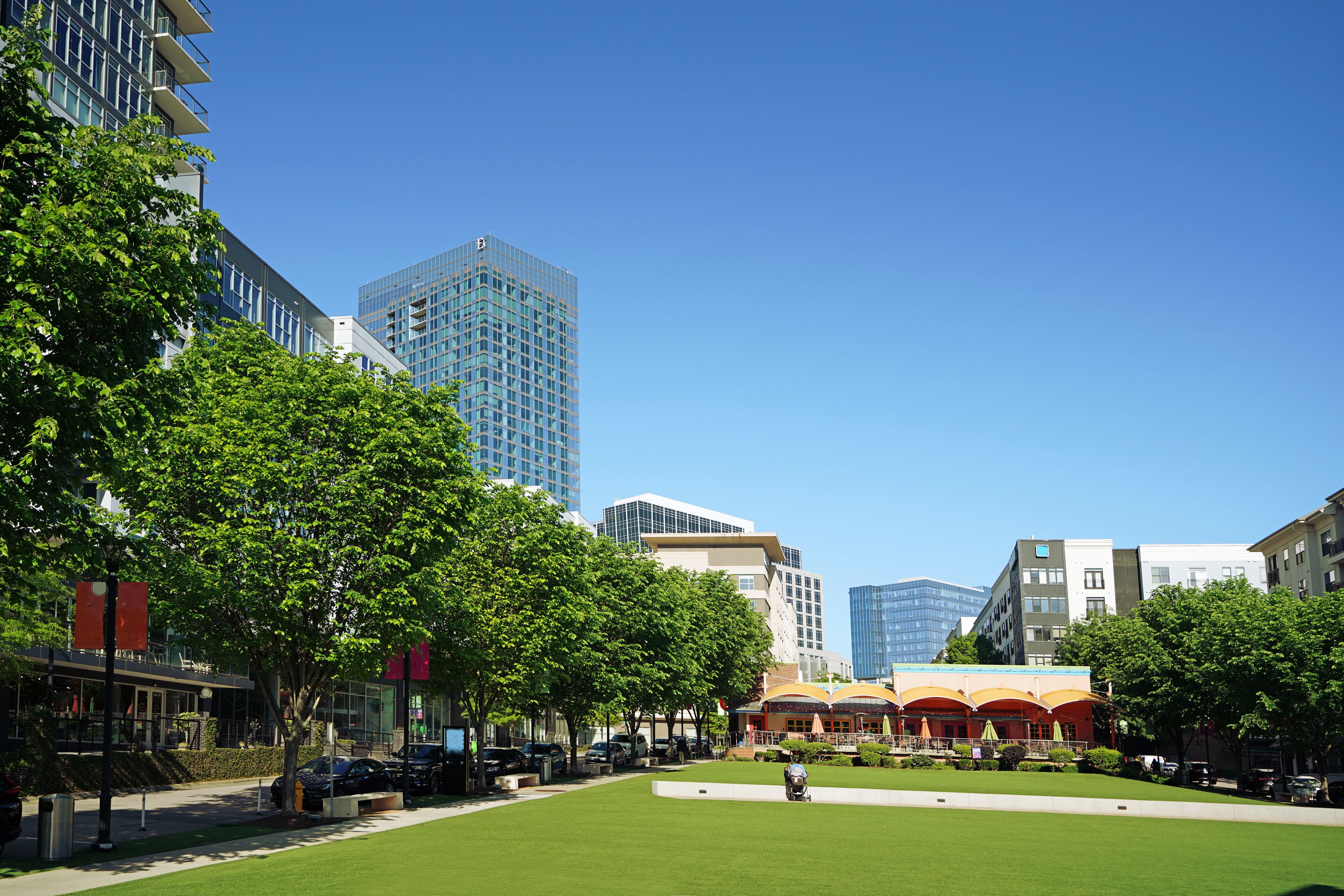 Midtown Park in the North Hills development of Raleigh NC