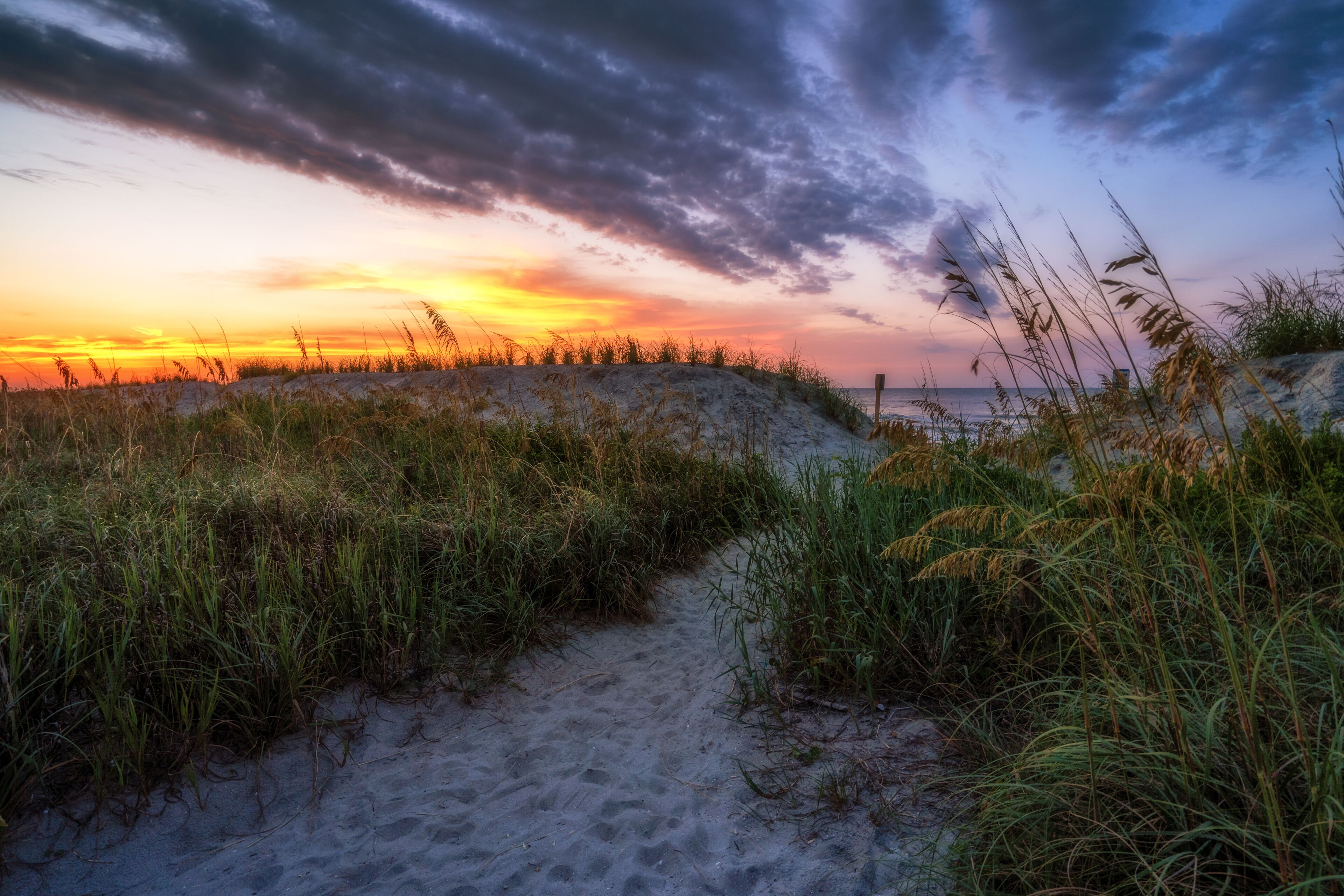 North Myrtle Beach Sand Dunes Sunrise