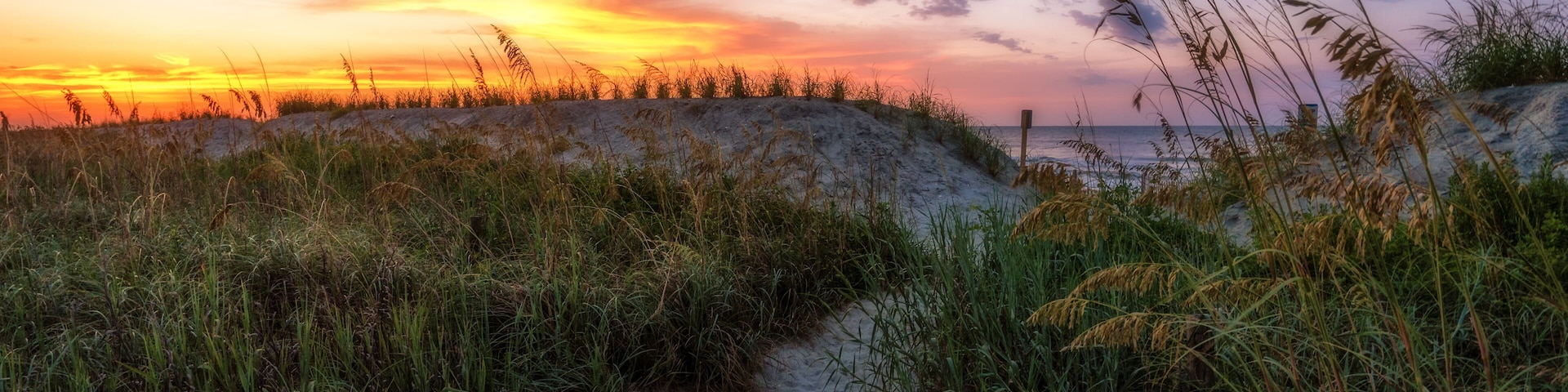 North Myrtle Beach Sand Dunes Sunrise