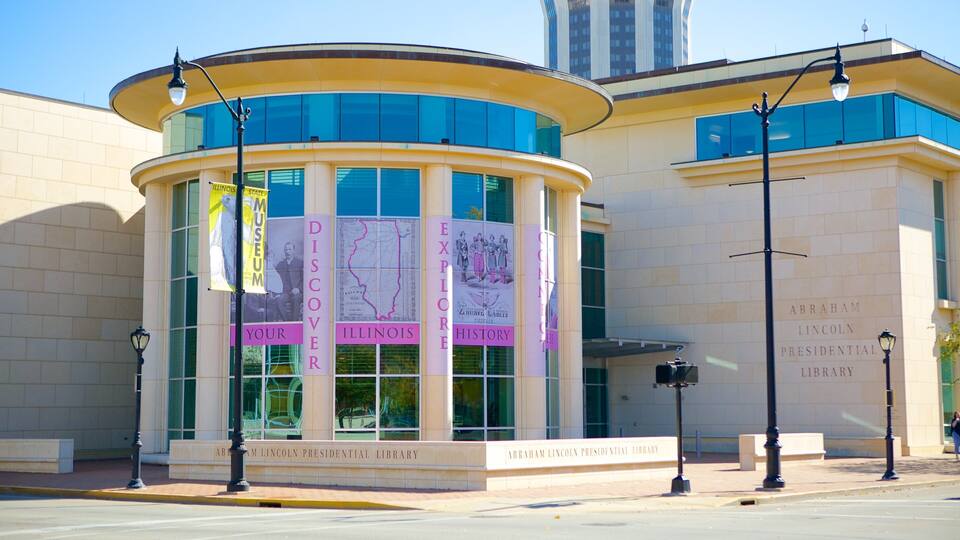 Downtown Springfield which includes signage