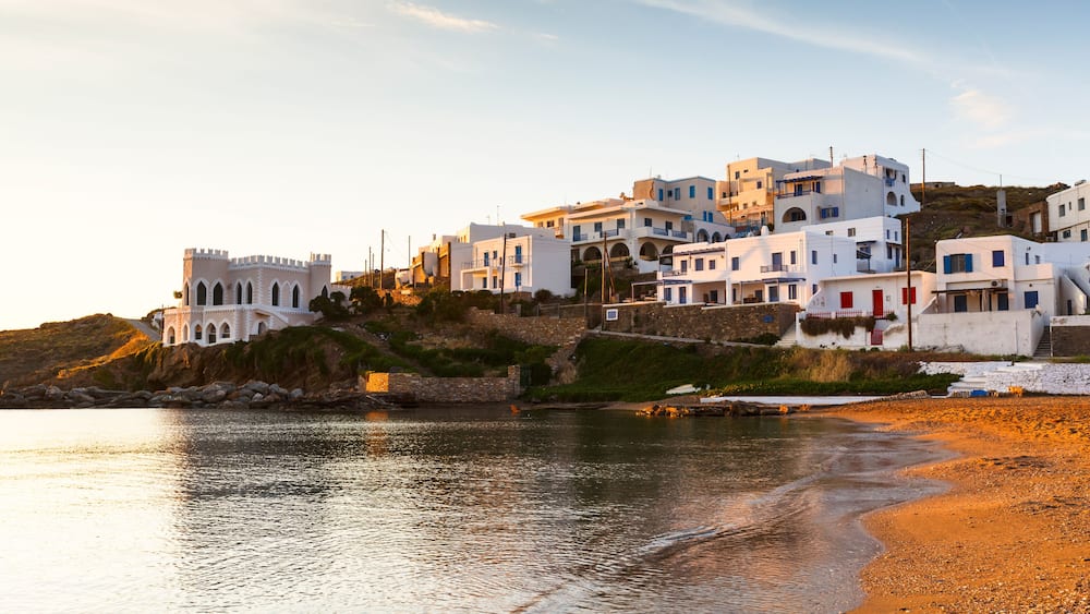 Loutra village on Kythnos island early in the morning.