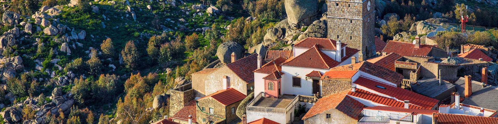 View of the Famous Village of Monsanto, Portugal