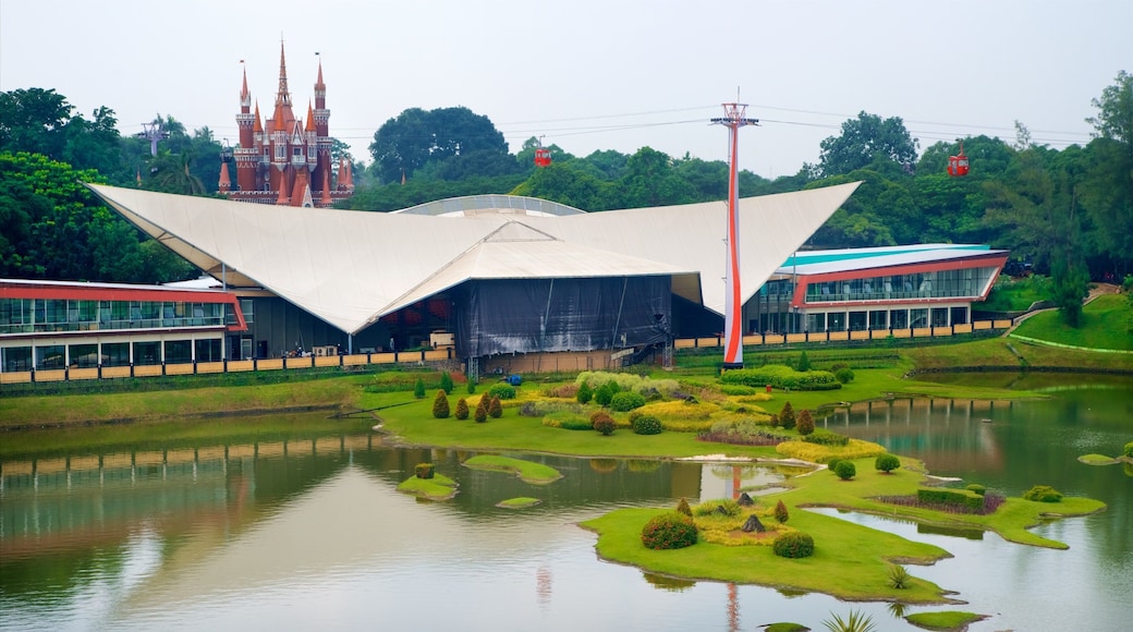 Cipayung showing a pond