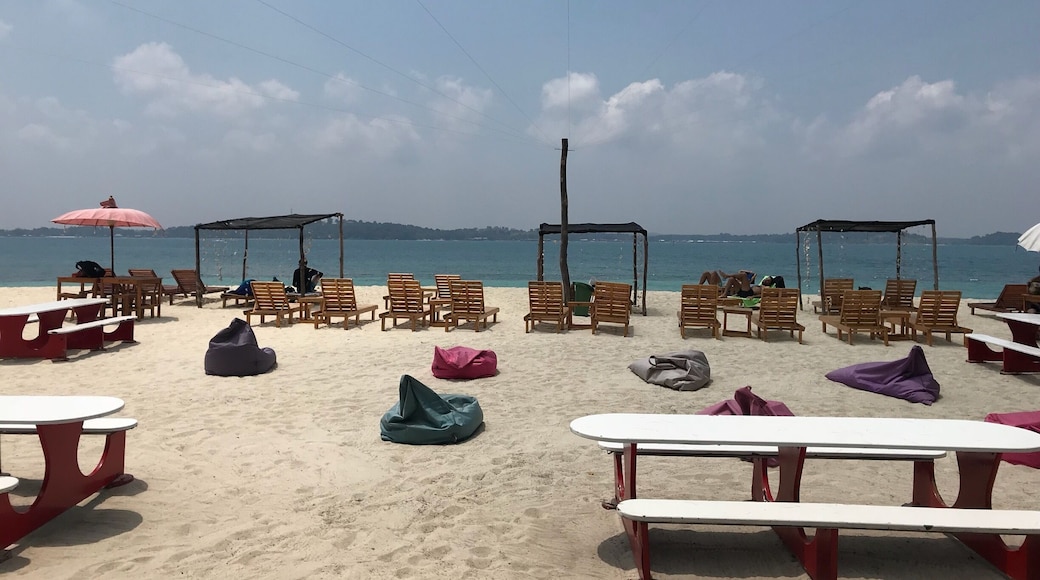 White sand island - undoubtedly the best beach in Bintan. Its isolated from the main island and you need to take a boat to the island from east coast. The place has a nice pub and very clean environment.
#bintan #whitesandisland