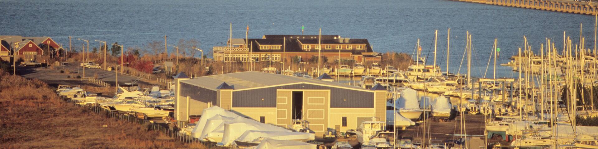The Bay Bridge from Kent Island, MD.
