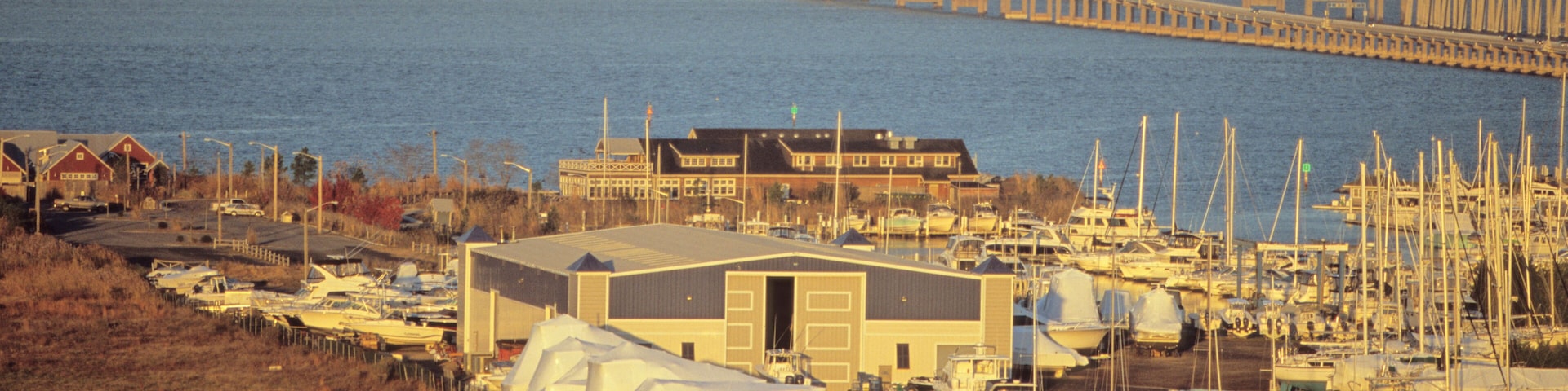 The Bay Bridge from Kent Island, MD.