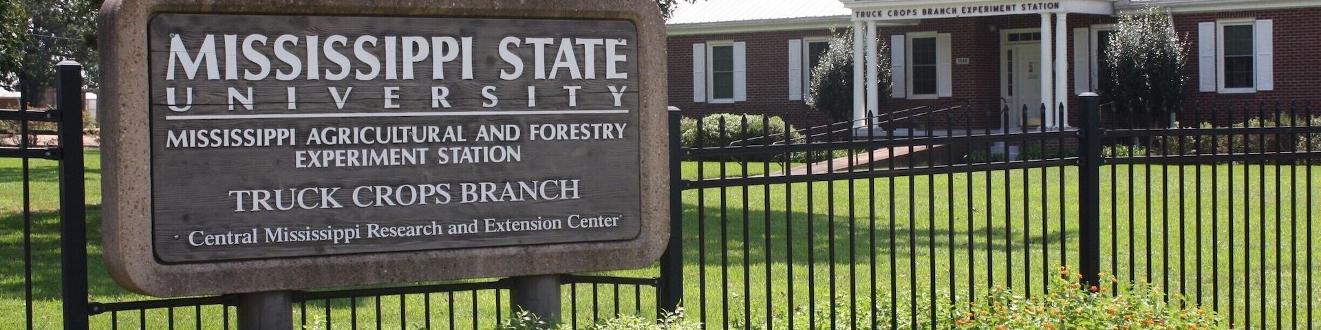 The Mississippi State University Extension Service Truck Farm Experiment Station just south of Crystal Springs, Mississippi.