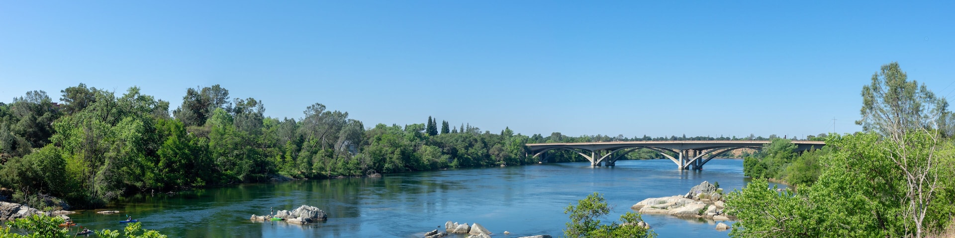 American River Bridge, Folsom, California