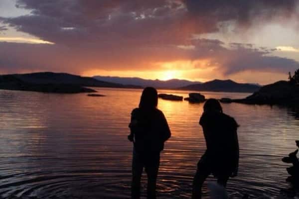 Beautiful rock formations. The best camp sites are accessible by boat or hike in only.