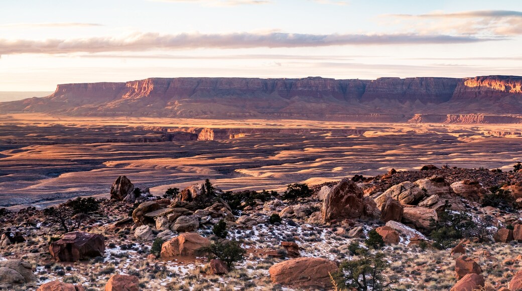 Rock formations around Marble Canyon taken from the HWY 89 between Page and Bitter Spring. Arizona, USA.