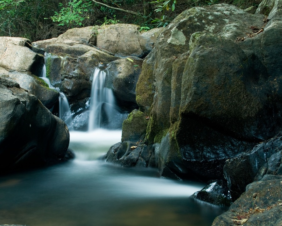 Waterfall on Blackwell Creek, Big Canoe, Georgia, Shutterstock ID 53176570, purchase_order: SP-1269 HA 2018 Batch 1, Order: , client: , other: