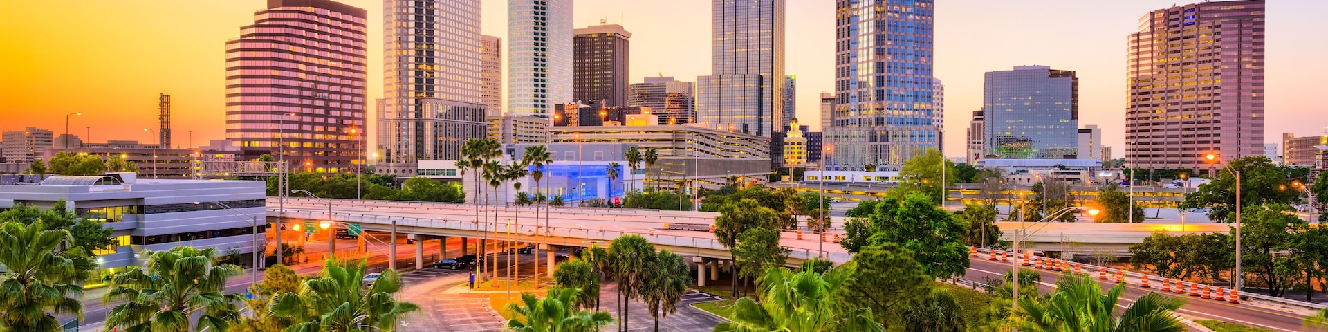 Tampa, Florida, USA downtown skyline.