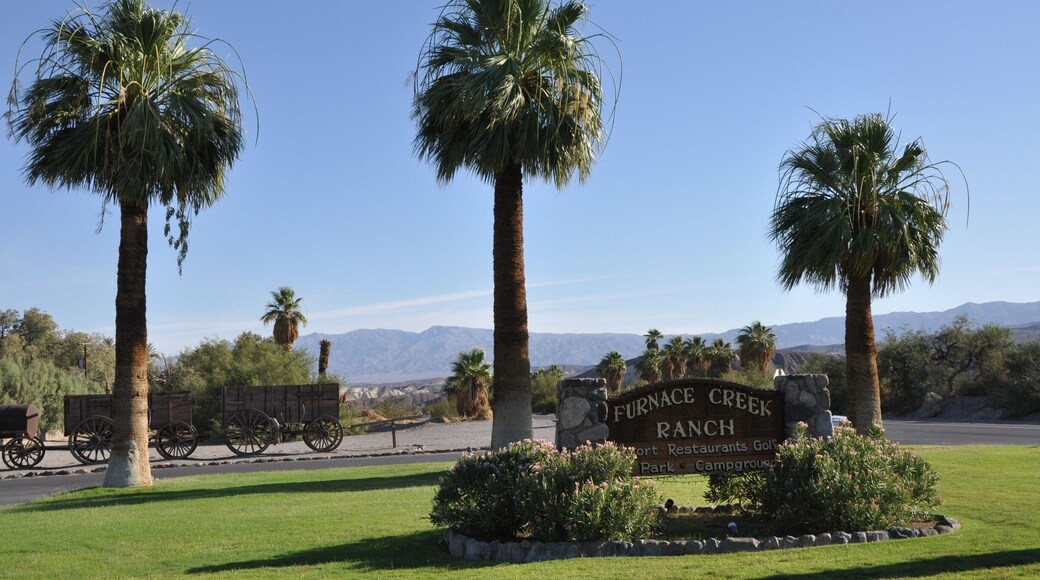 Stopped for the night in Death Valley. I have a friend who is a ranger here during the week, and lives in Boulder City on the weekends.
It was beautiful, in an alien way, and so very, very hot.