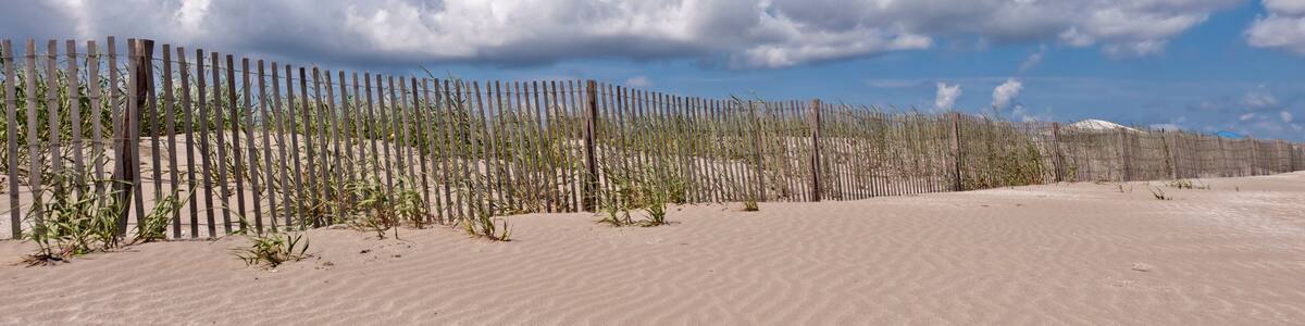 Scene of Holly Beach in Cameron Parish in Southwest Louisiana