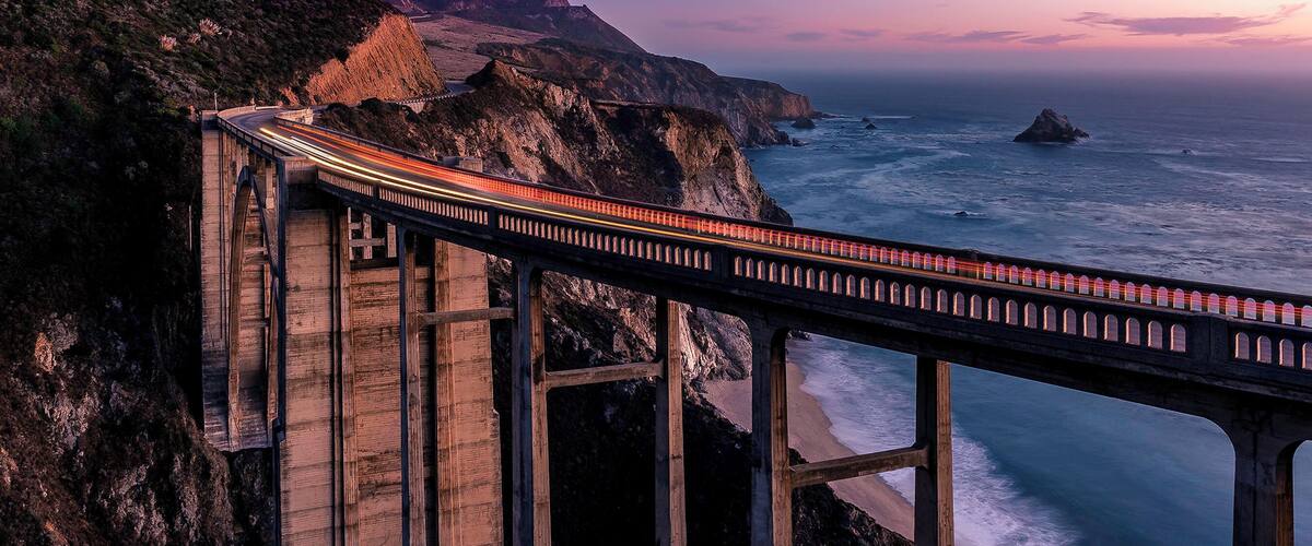 Bixby Bridge along the Pacific Coast Hwy. during sunset on the autumnal equinox.
At the northern end of Big Sur just south of Carmel, CA.
It's a perfect place to watch the sunset after a long drive up the coast.
@robbimage
Plenty of Parking and various angles, Drone flying possible with low wind which is rare.
#bvsphotogsquad #StunningStructures #TroveOn #roadtrip #TourThePlanet #TravelAwesome #cnntravel #culturetravel #travel #BBCTravel #passportready