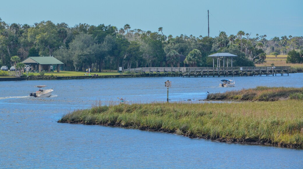 Crystal River has natural springs feeding it. Crystal River Preserve State Park is in Citrus County, Florida