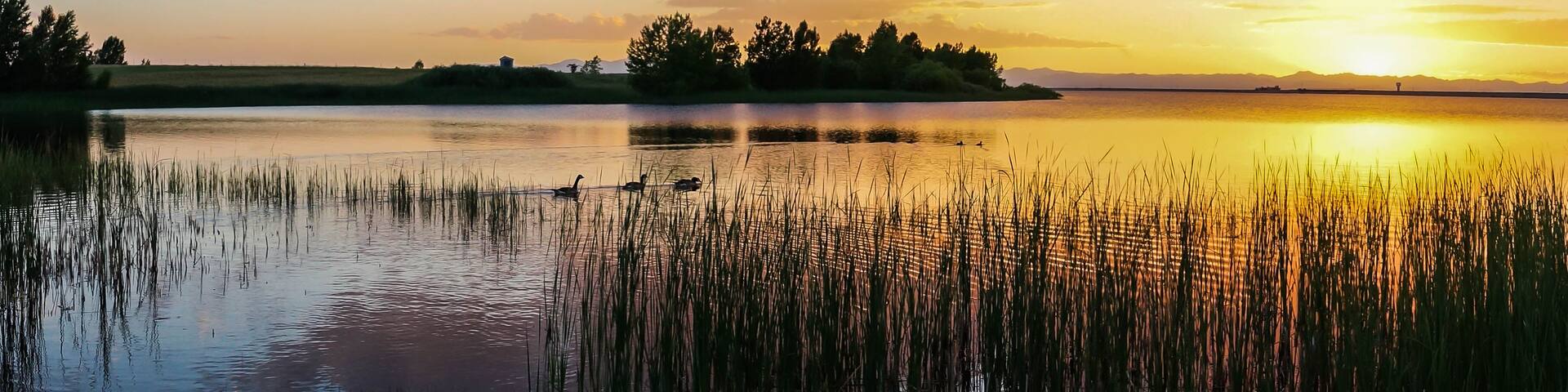 Aurora Reservoir Sunset - Colorado