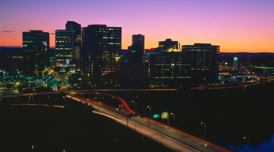 Skyline, Hartford, Sunset, Connecticut