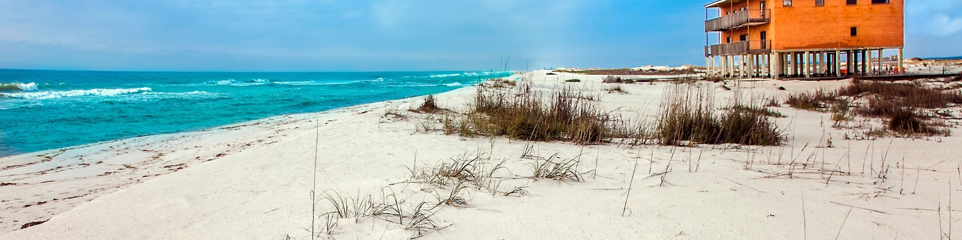 Navarre Beach on the Gulf of Mexico in Florida USA